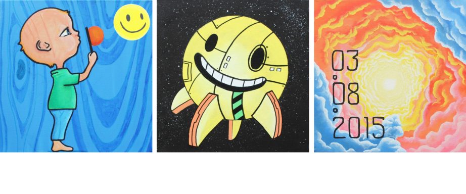 smiley spaceship nebula birth