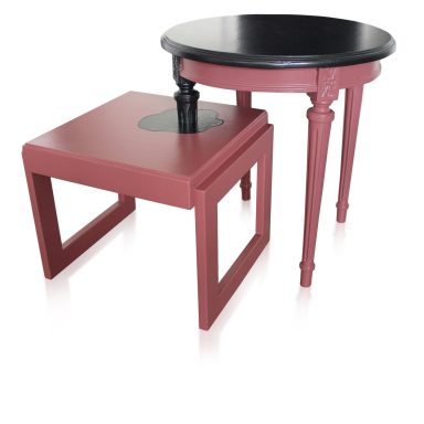 The Drop Sidetable surreal table black accent